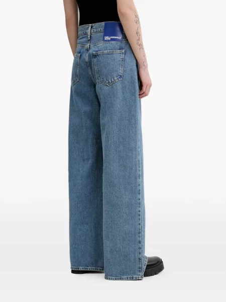 Φαρδύ πόδι τζιν Karl Lagerfeld Jeans μπλε