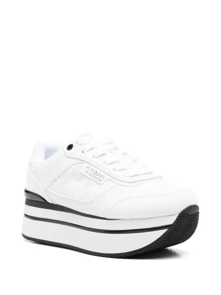 Sneakerși Guess alb
