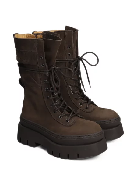 Botine Copenhagen cu platformă maro