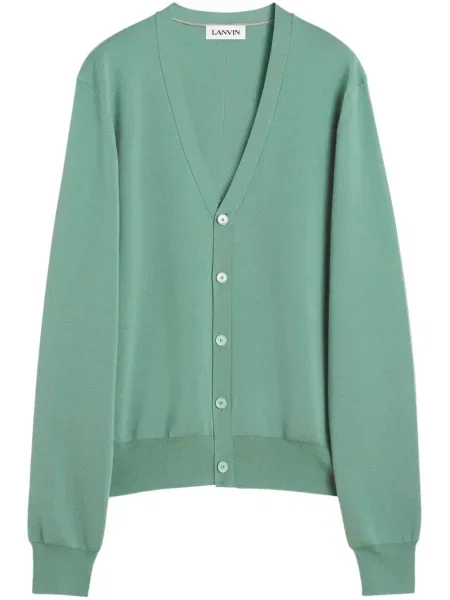 Cardigan Lanvin de lână verde