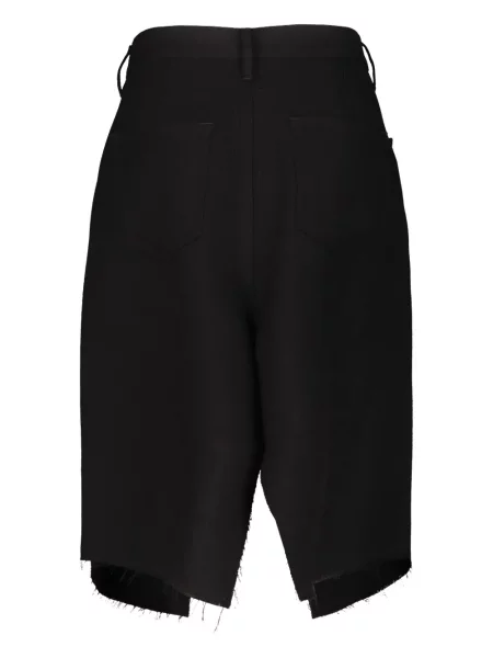 Vilnonis midi sijonas Rick Owens iki kelių juoda