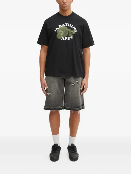 Majica A Bathing Ape® s printom crna