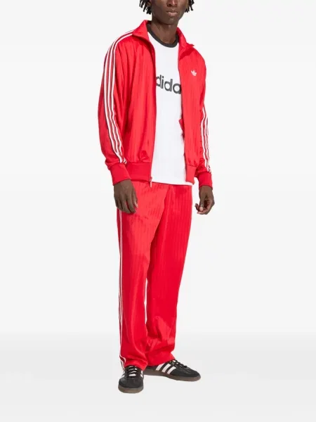 Öves virágos futó póló Adidas fekete