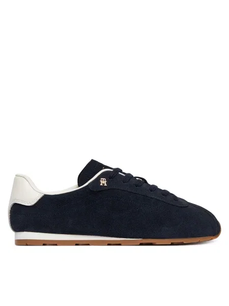 Sneakers Tommy Hilfiger Th Bella Low Runner Suede Bleumarin
