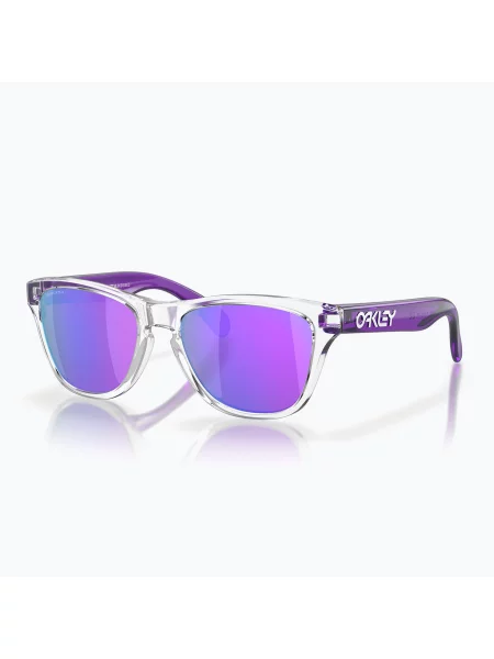 Okulary przeciwsłoneczne dziecięce Oakley Frogskins XXS clear/prizm violet