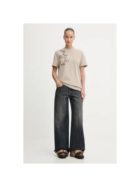 Szerokie jeansy Miss Sixty niebieskie
