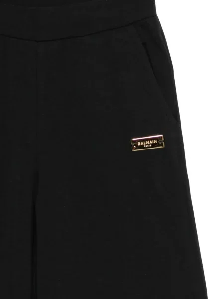 Spodnie dziecięce Balmain czarne