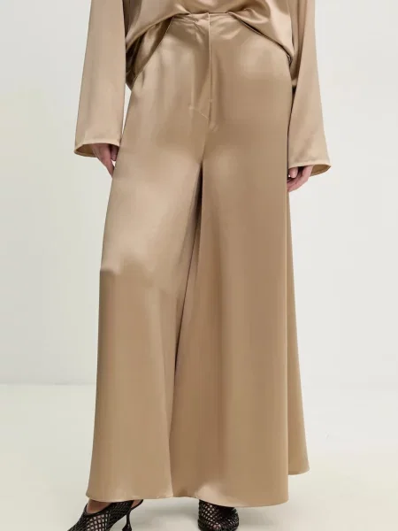 Hlače Nanushka ZANIAH bež