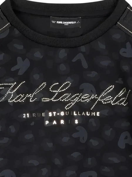 Sweter dziecięcy Karl Lagerfeld czarny