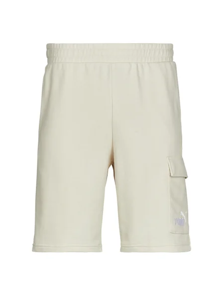 Pantaloni scurți cargo Puma cu autograf bej