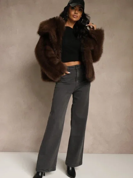 Blugi Vetimira închis gri