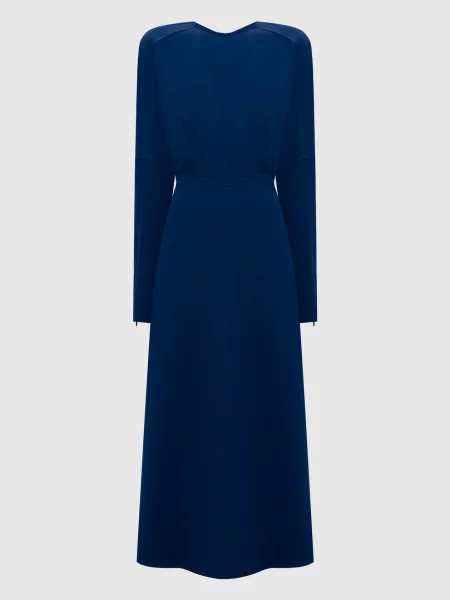Сукня міді Dolman Victoria Beckham синя