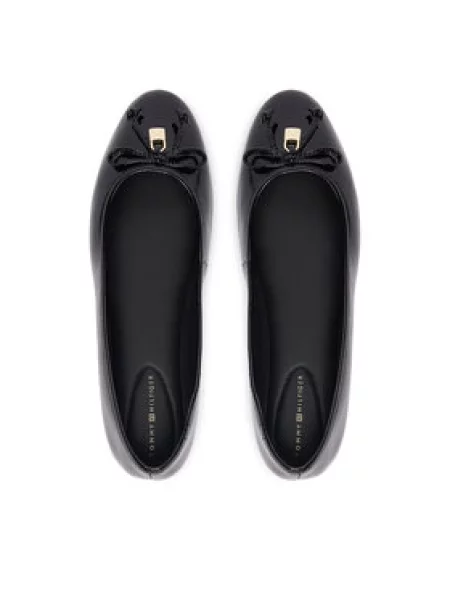 TOMMY HILFIGER Balerinke črna