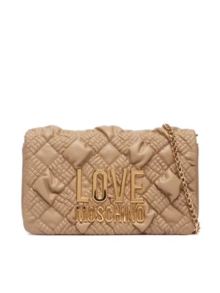 LOVE MOSCHINO Rankinė smėlio