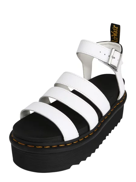 Sandale Dr. Martens alb