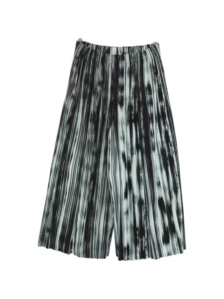 Pantaloni Homme Plisse Issey Miyake cu dungi negru