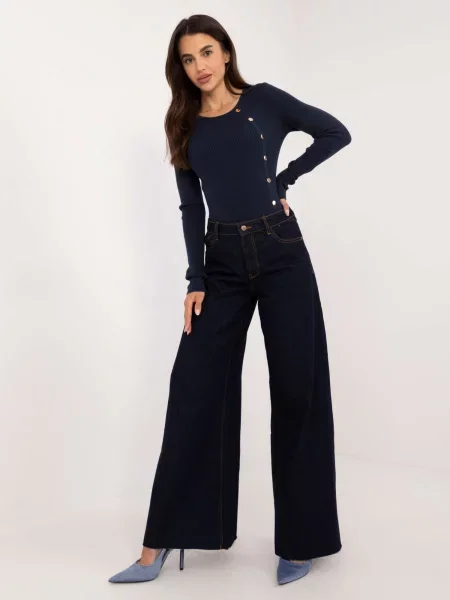 Sweter Wool Fashion Italia niebieski