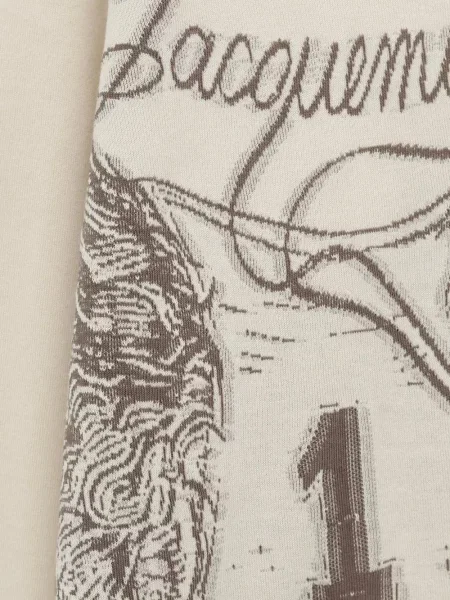 Lung tricou Jacquemus cu imagine