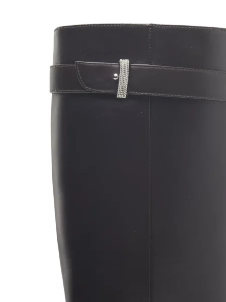 Botine Peserico din piele cu bretele maro