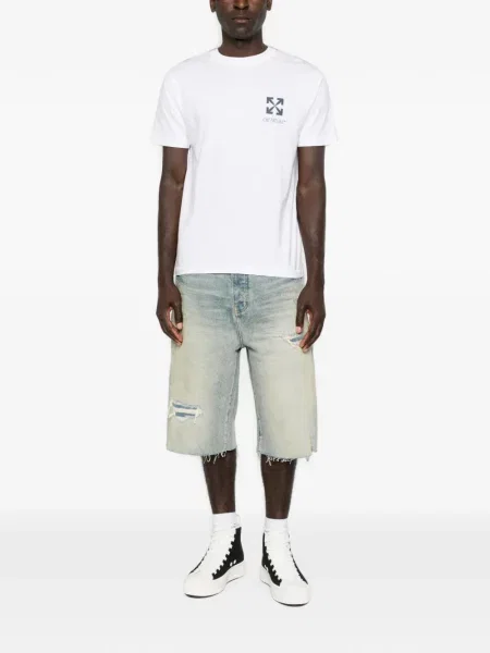 Tricou Off-white cu imagine alb