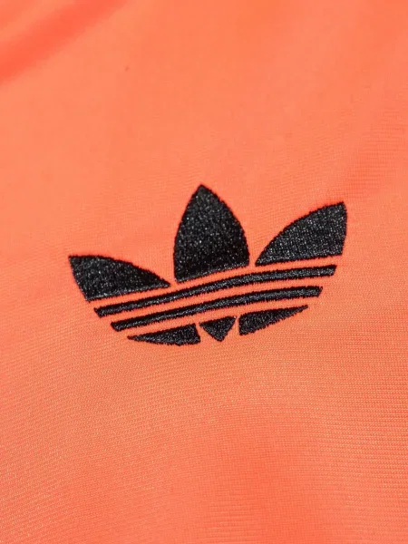 Риза Adidas с връзки на райета с дантела розово