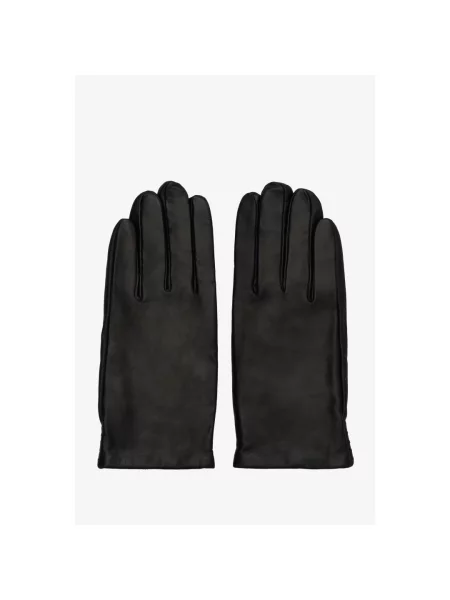 Кожаные перчатки Estro черные