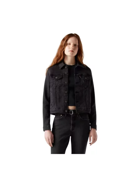 Levi's Kurtka jeansowa przejściowa czarny