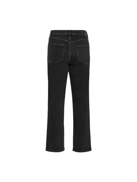 Jeansy straight leg Gestuz czarne
