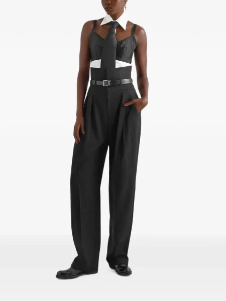 Top Dolce & Gabbana din poplin alb