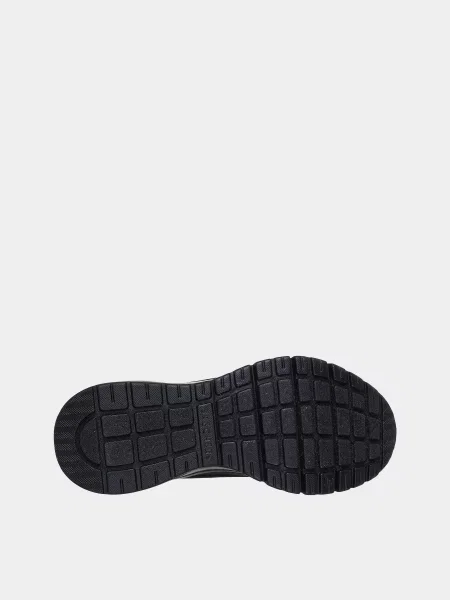 Кожаные повседневные кроссовки Skechers черные