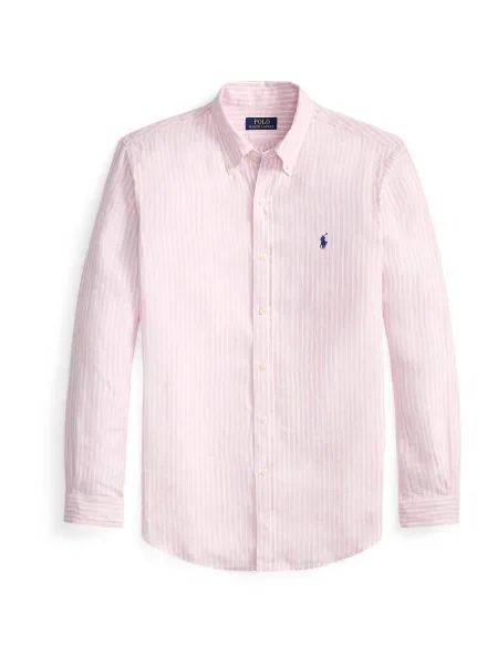 Polo Ralph Lauren Košile námořnická modř / pastelově růžová bílá