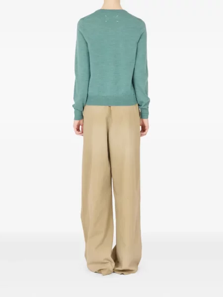 Pulover Maison Margiela de lână verde