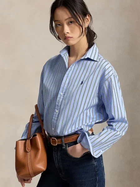 Polo Ralph Lauren cămașă pentru femei din albastru