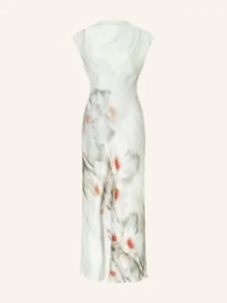 Ted Baker Lněné Šaty Shayyla mátová zelená červená