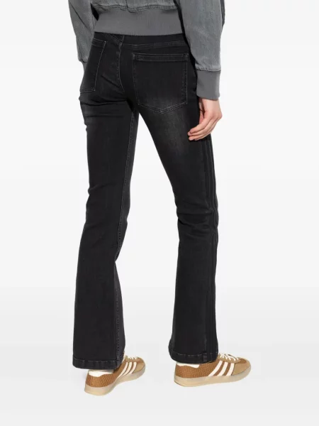 Top Adidas cu paiete din jerseu negru