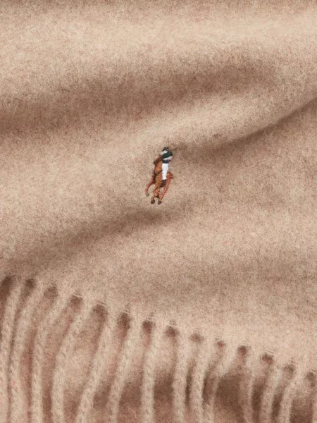 Карирани кашмирени ръкавици Polo Ralph Lauren черно