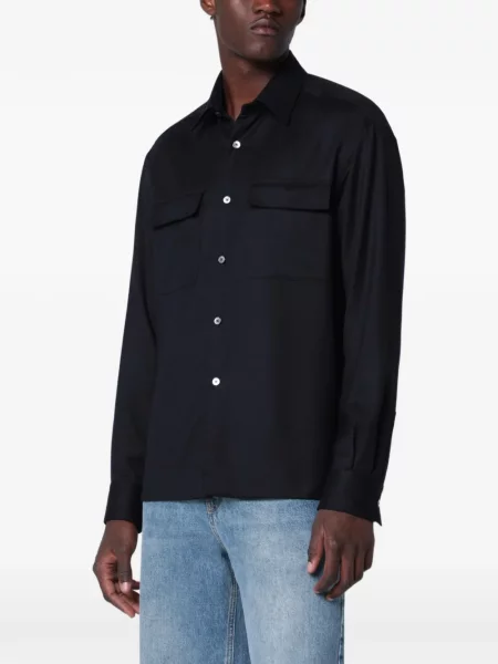 Cămașă Xacus de lână negru