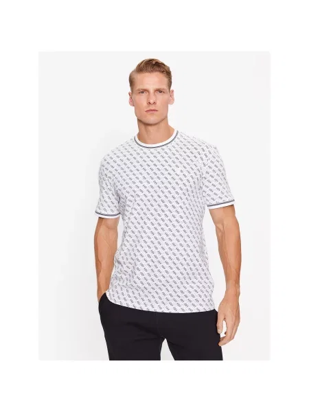 Guess Marškinėliai Marshall Regular Fit balta