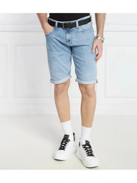 Tommy Jeans De blugi pantaloni scurți RONNIE albastru