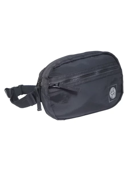 Pasek Stone Island z kamieniami czarny