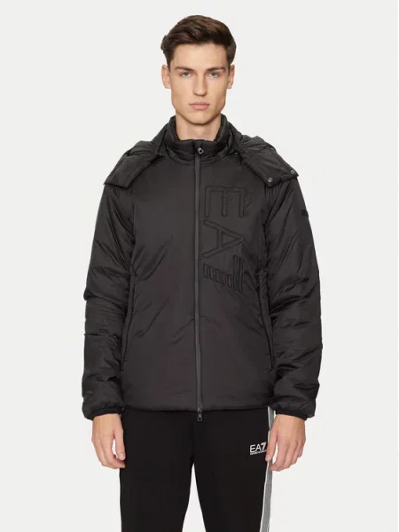 Emporio Armani Pūkinė striukė PNGAZ juoda