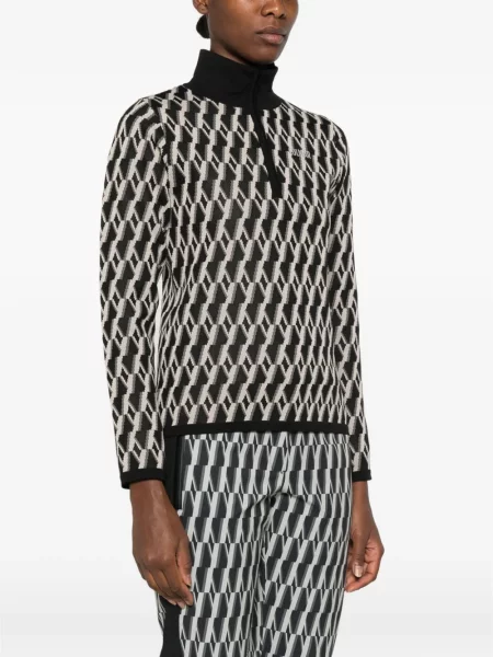 Pulover Colmar din jacard negru