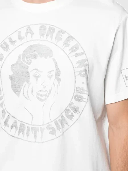Tricou Haculla cu imagine alb