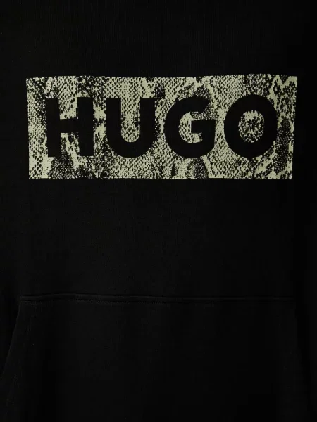 Свитер Hugo Blue с капюшоном синий