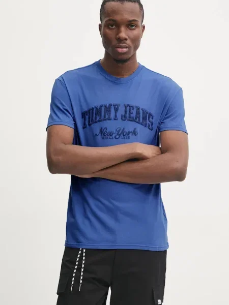 Tommy Jeans tričko fialové