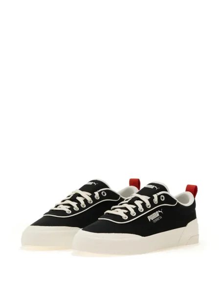 Sneakerși Puma cu șireturi cu imagine din dantelă negru