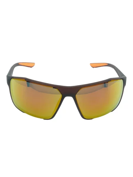 Ochelari de soare Nike cu cordon din jerseu cu imprimeu abstract gri