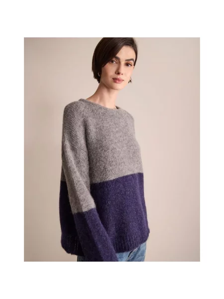 Sweter Ines De La Fressange Paris szary