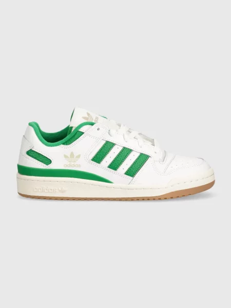 Usnjene superge adidas Originals Forum Low bela