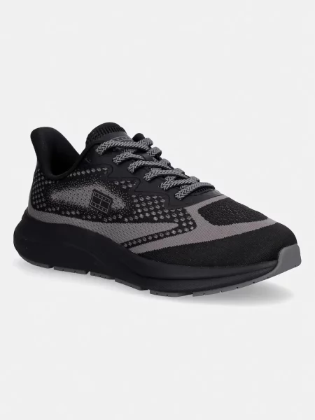 Tommy Jeans RUNNER KNITTED sneakers pentru bărbați negru